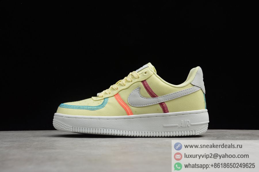 Air Force 1 07 Life Lime White Yellow CK6527-700 Women Shoes